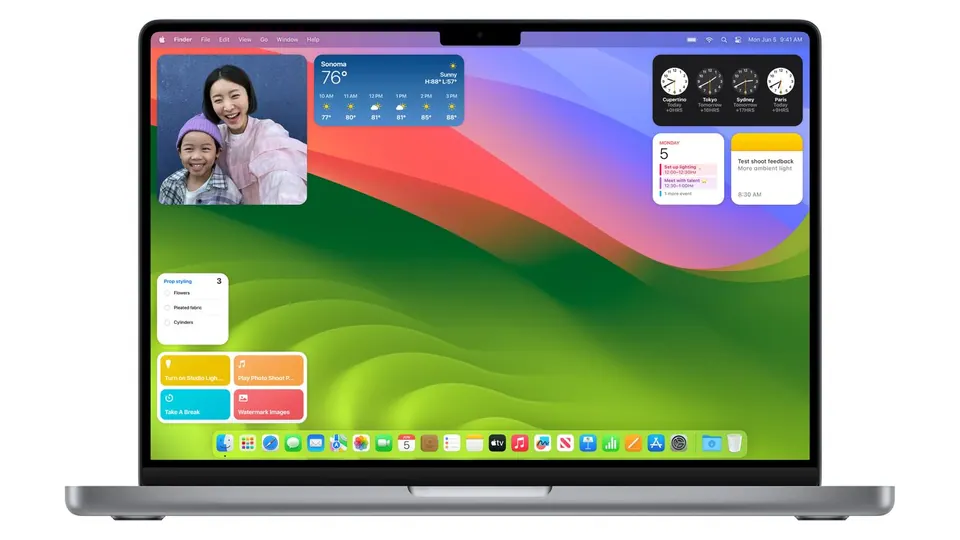 Cách tắt thông báo trên MacBook, quản lý Widget gọn