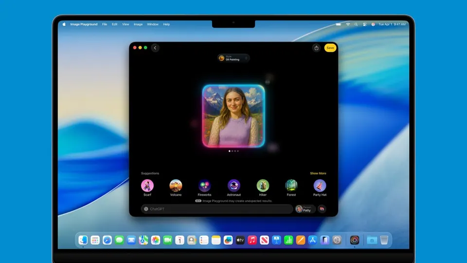 Image Playground trên macOS Tahoe