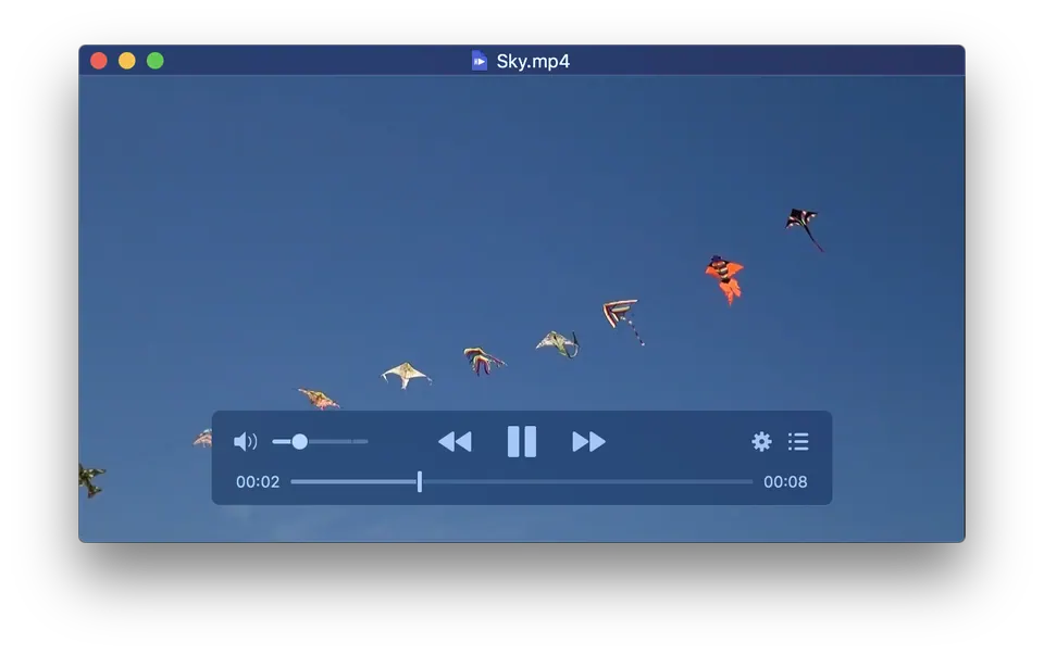 Giao diện IINA trên macOS. (Ảnh: iina.io)