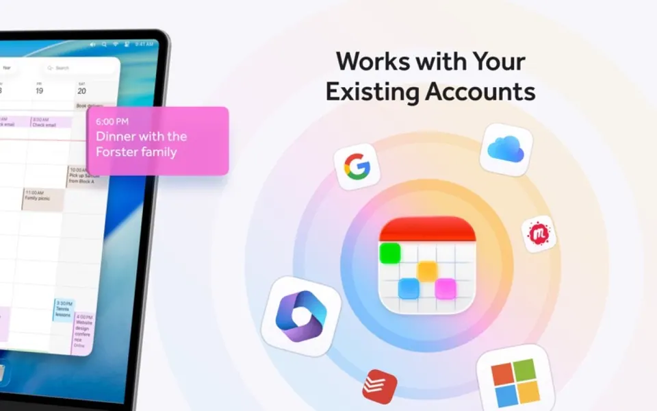 Giao diện Fantastical trên macOS (2/3). (Ảnh: App Store)