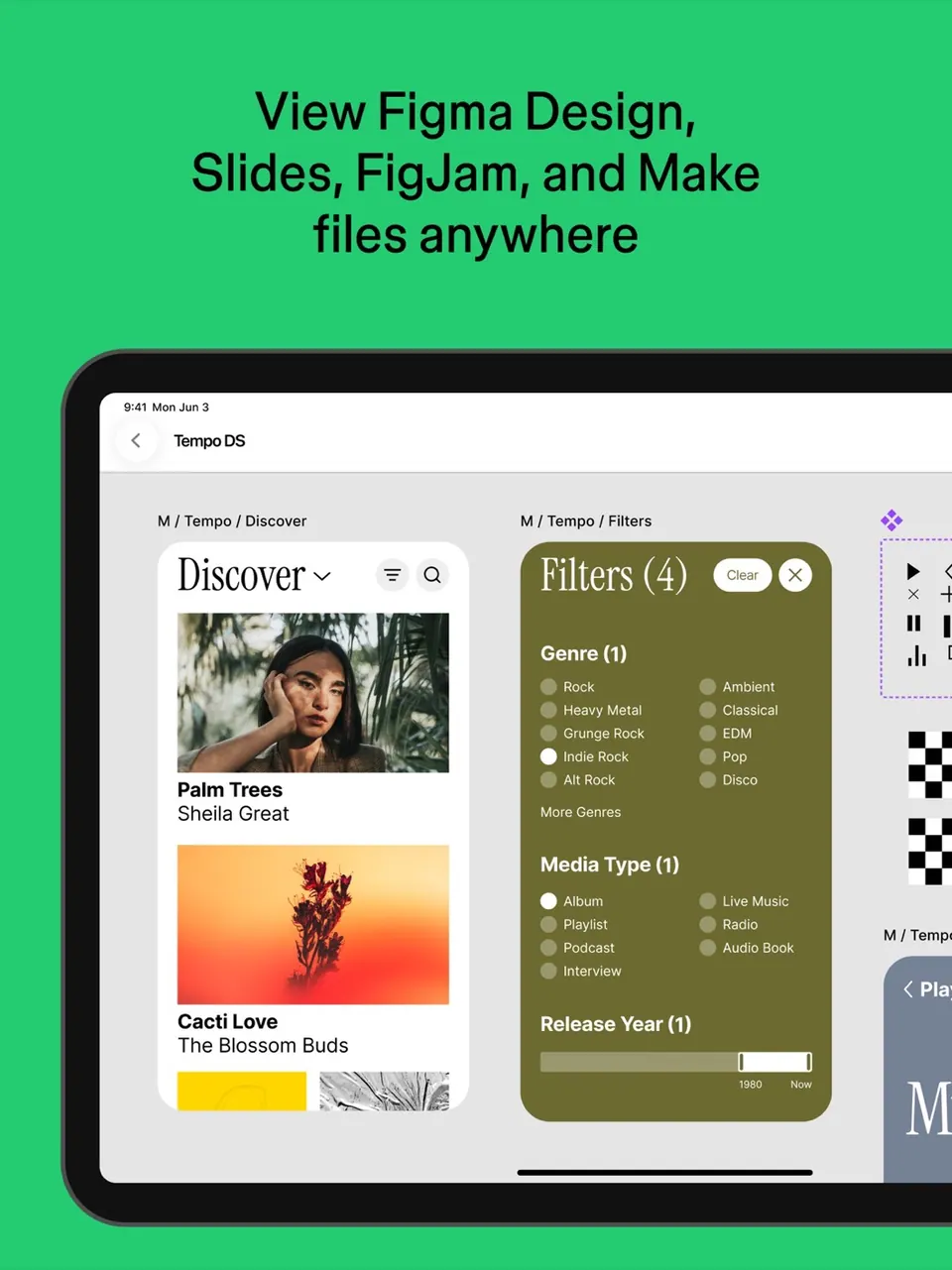 Giao diện Figma trên Mac/iPad