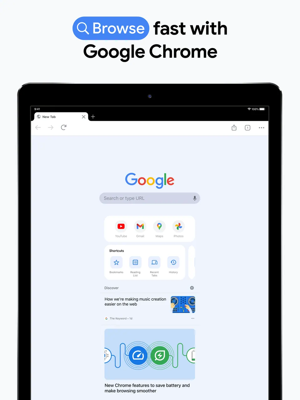 Google Chrome trên iPad/Mac với đồng bộ Google