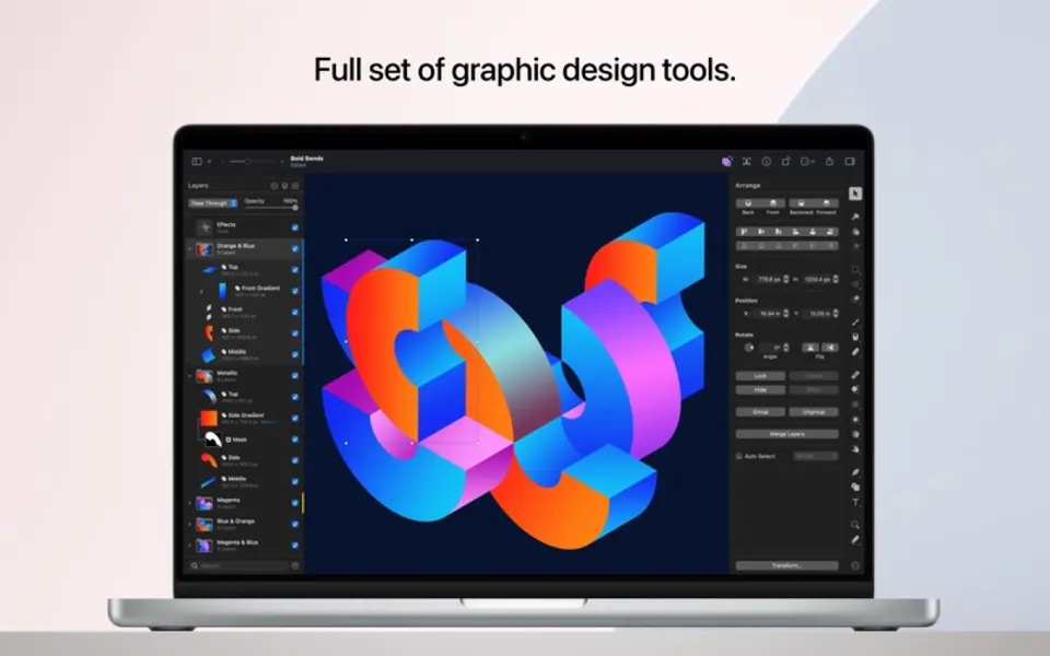 Chỉnh màu ảnh trong Pixelmator Pro trên Mac