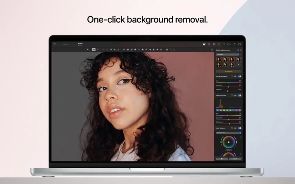 Thiết kế và xử lý ảnh bằng Pixelmator Pro. (Ảnh: Mac App Store)