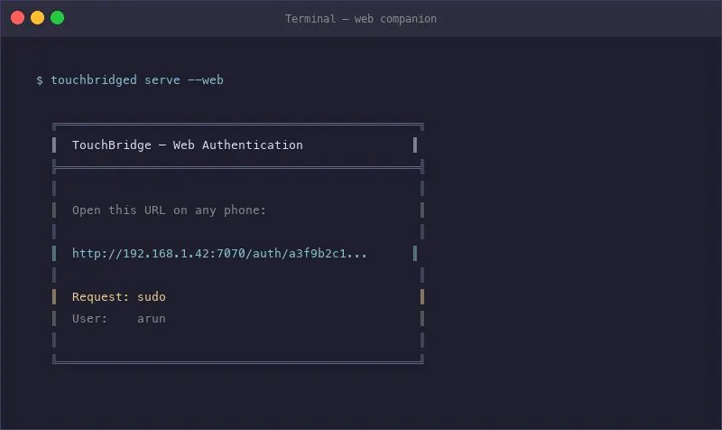 Chế độ duyệt qua trình duyệt trong mạng nội bộ. (Ảnh: GitHub HMAKT99/UnTouchID)
