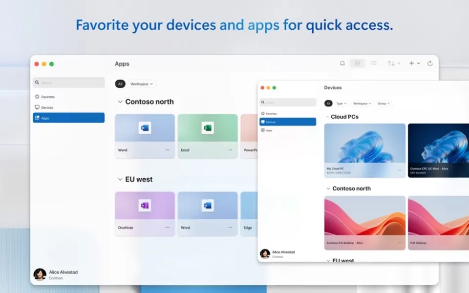 Giao diện Windows App trên Mac (3/3). (Ảnh: App Store)