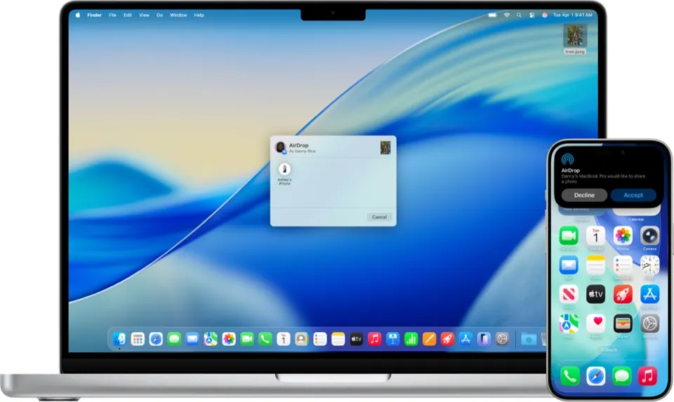 Cách dùng AirDrop trên Mac: gửi & nhận file không cần dây